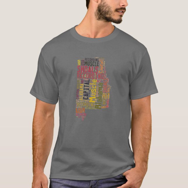 State of Alabama - Muscle Shoals T-Shirt (Front)