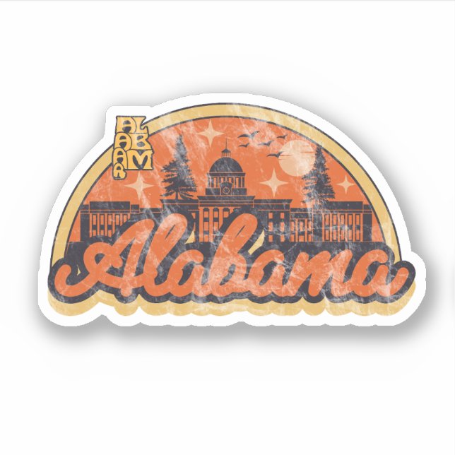 State of Alabama Sticker (Front)