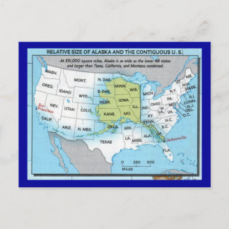 State Of Alaska Postcard
