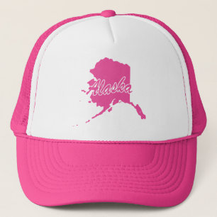 State Of Alaska Shape Trucker Hat