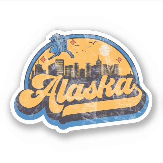 State of Alaska Sticker (Front)