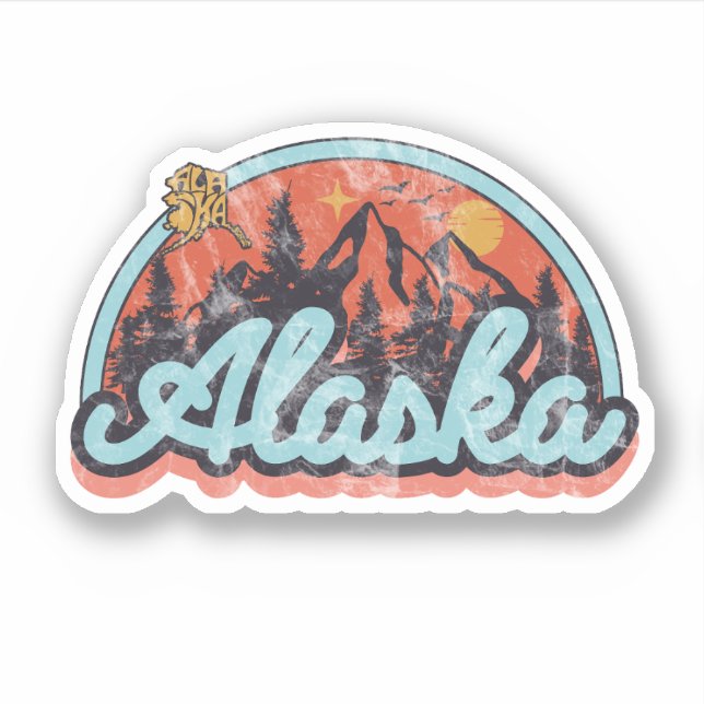 State of Alaska Sticker (Front)