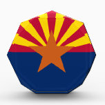 State of Arizona Flag Award<br><div class="desc">Arizona is one beautiful state with many attractions. Even the state flag is colorful. 
 Contact Sandy at admin@giftsyoutreasure.com</div>