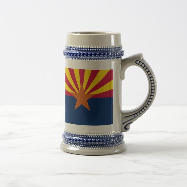  State of Arizona Flag Beer Stein (Right)