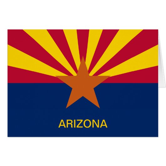  State of Arizona Flag Cards (Front Horizontal)