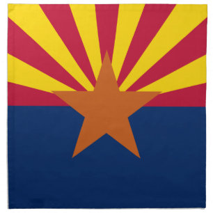  State of Arizona Flag Cloth Napkin