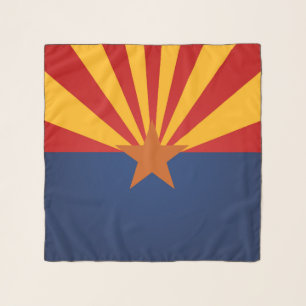 State Of Arizona Flag Fashion Scarf