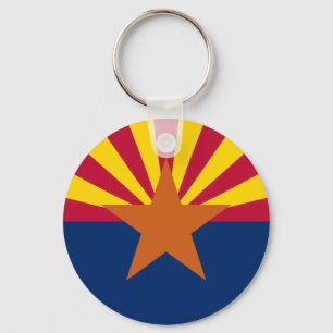  State of Arizona Flag Keychain