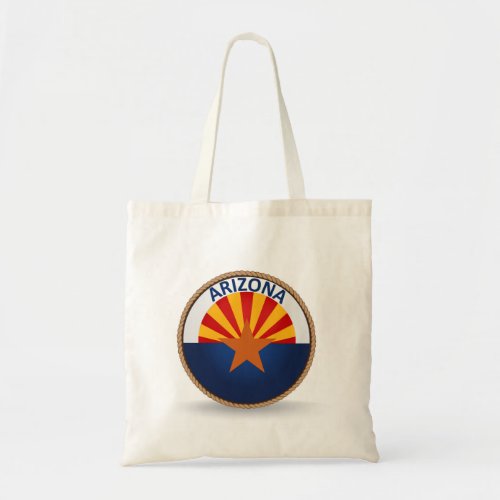 State of Arizona Flag Seal Tote Bag