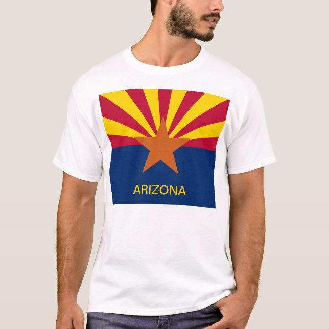  State of Arizona Flag T-Shirt (Front)