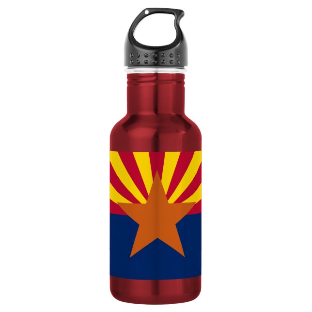  State of Arizona Flag Water Bottle (Front)