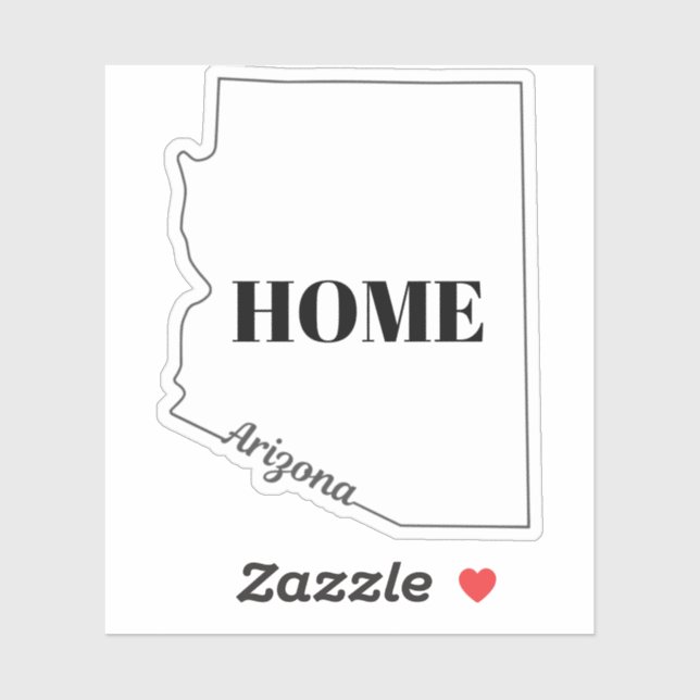 State of ARIZONA Sticker (Sheet)