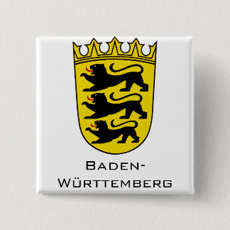 State of Baden-Württemberg Grand Coat of Arms Art Button