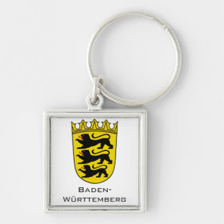 State of Baden-Württemberg Grand Coat of Arms Art Keychain