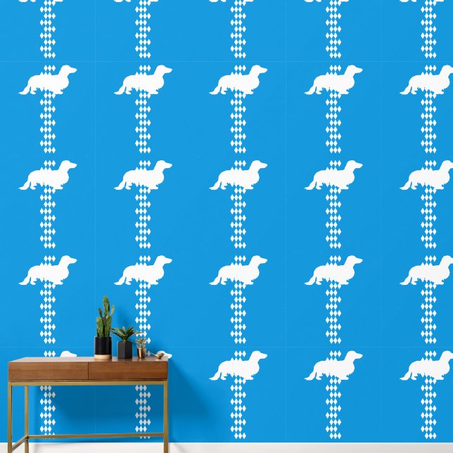 State Of Bavaria - Long-Haired Dachshund Wallpaper (Hallway)