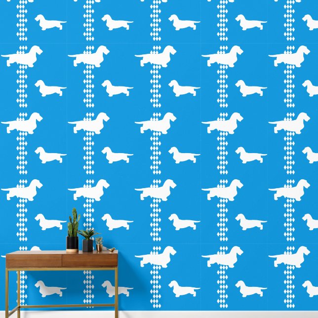 State Of Bavaria - Rough-Haired Dachshund Wallpaper (Hallway)