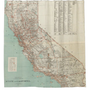 State of California 2 Shower Curtain