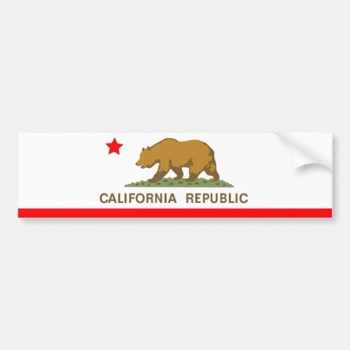 State of California Bumper Sticker