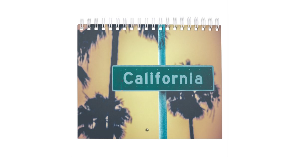 State of California Collection Wall Calendar Zazzle