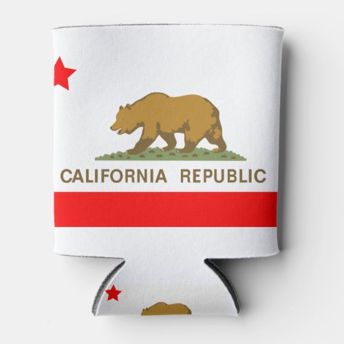 State of California Flag Can Cooler