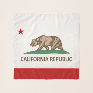 State Of California Flag Fashion Scarf