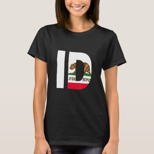 State of California Flag Idaho ID Boise Cities and T_Shirt