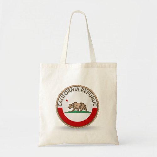 State of California Flag Seal Tote Bag
