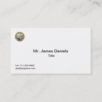 State Of California Great Seal Business Card by Dollarsworth at Zazzle