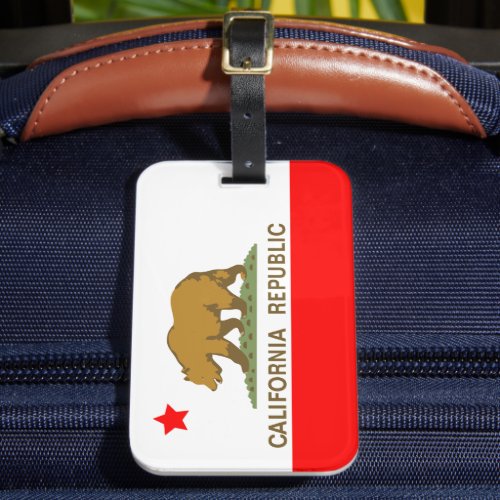 State of California Luggage Tag