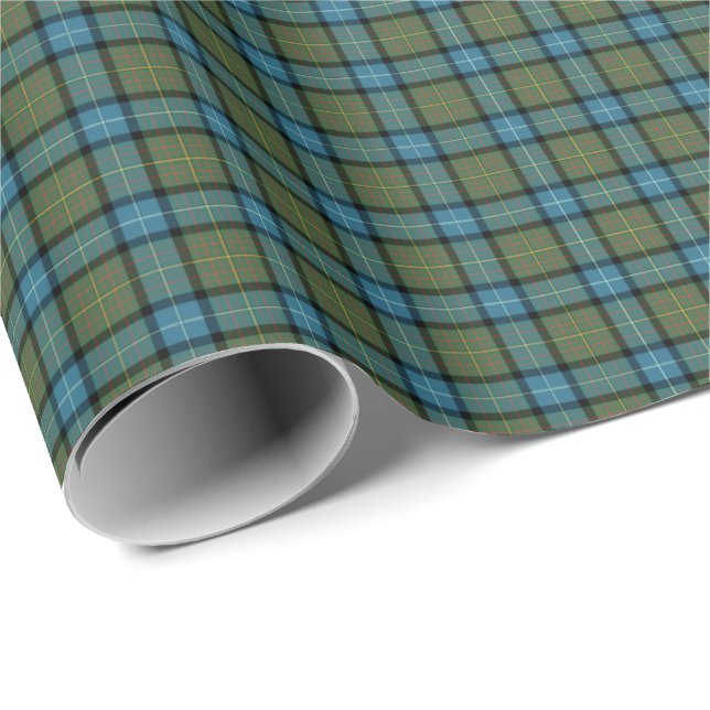 State of California Tartan Wrapping Paper (Roll Corner)