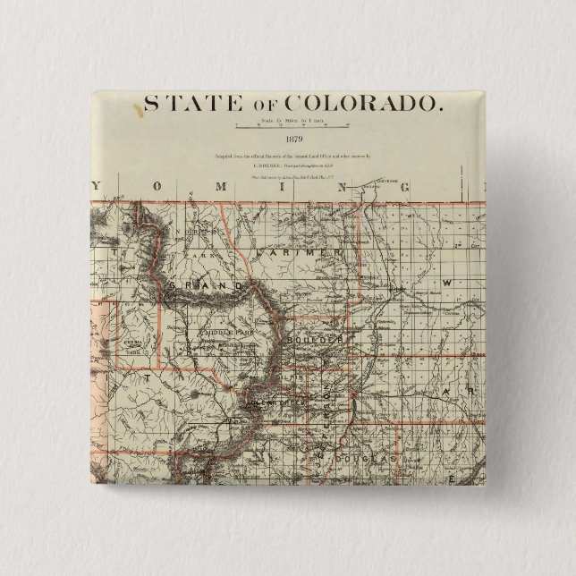State of Colorado Button (Front)