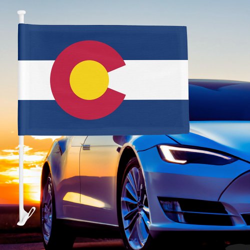 State of Colorado Car Flag