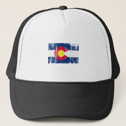 State of Colorado Flag T Shirt Gift For Men Women  Trucker Hat