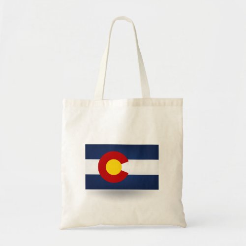 State of Colorado Flag Tote Bag
