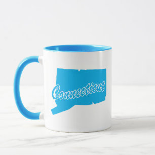 State Of Connecticut Shape Mug