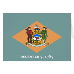 State of Delaware Flag Cards