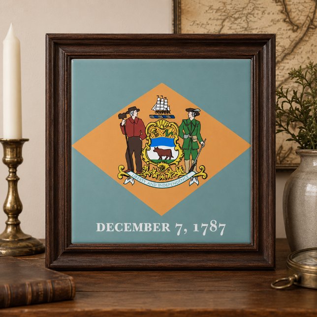 State of Delaware Flag Tile (State of Delaware Flag Tile)