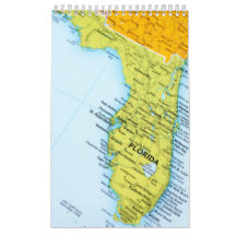 State Of Florida Collection Wall Calendar