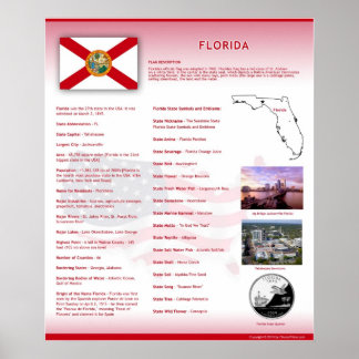 State of Florida,FL Posters