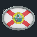 State of Florida flag Belt Buckle<br><div class="desc">State of Florida flag</div>