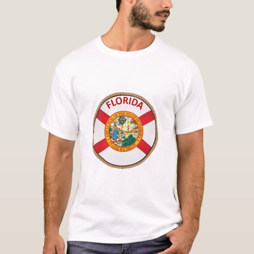 State of Florida Flag Seal T_Shirt