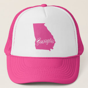 State Of Georgia Shape Trucker Hat