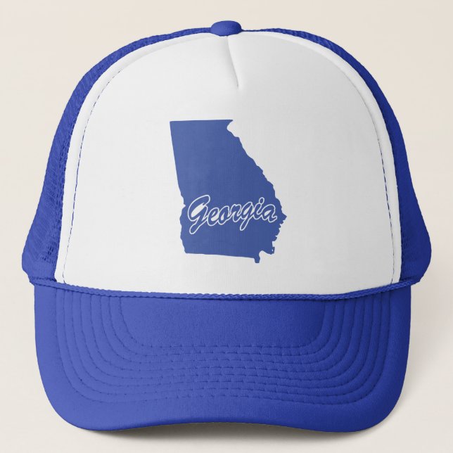 State Of Georgia Shape Trucker Hat (Front)