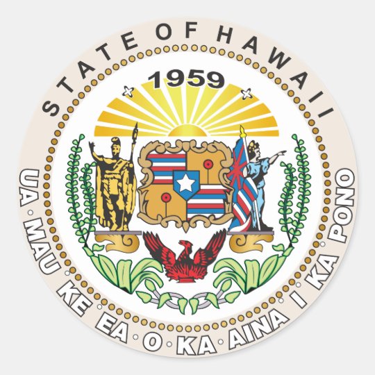 State of Hawaii Great seal | Zazzle.com