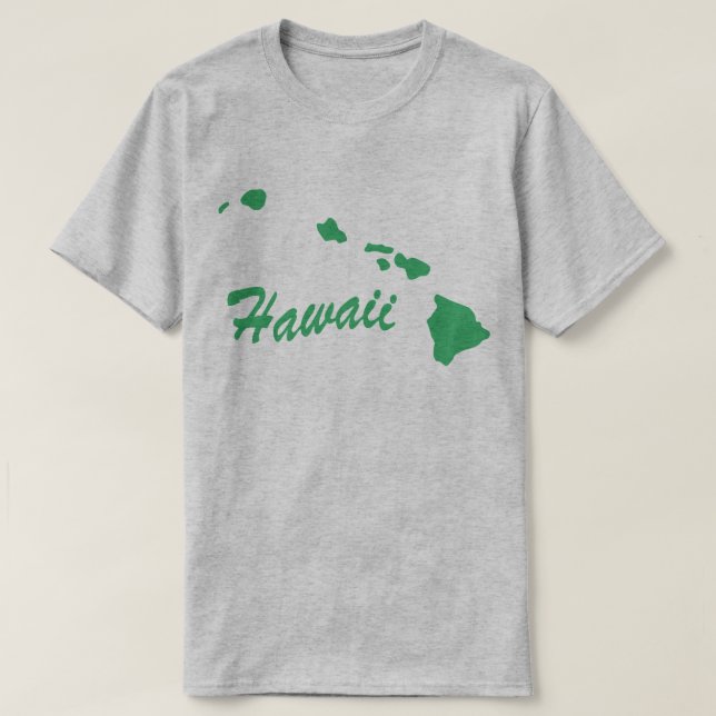 State Of Hawaii Shape T-shirt (Design Front)