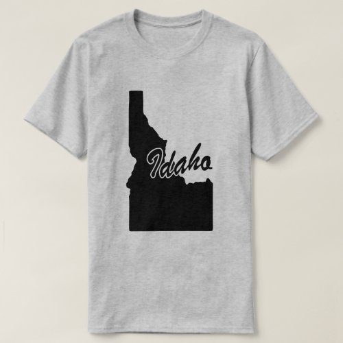 State Of Idaho Shape T_shirt