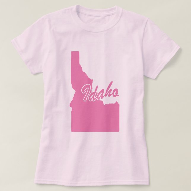 State Of Idaho Shape T-shirt (Design Front)