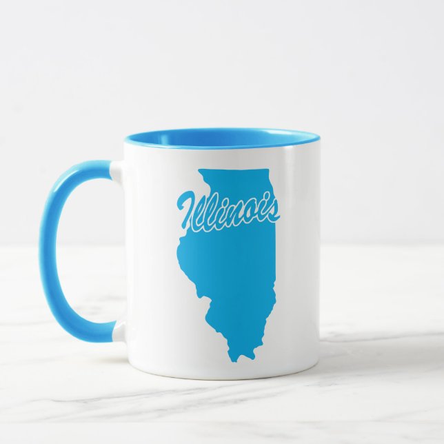 State Of Illinois Shape Mug (Left)