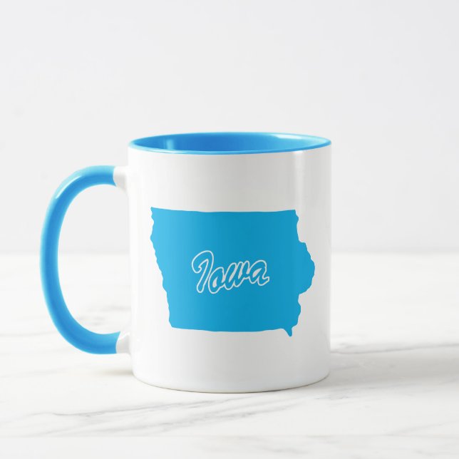 State Of Iowa Shape Mug (Left)