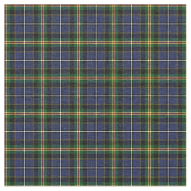 State of Iowa Tartan Fabric (Close Up)